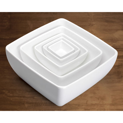 WDM009-201 - 2-1/2" Melamine Square Mini Bowl, White, 48pcs/case