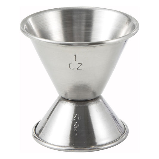 J-1 - Jigger, Stainless Steel - 1/2 x 1 oz