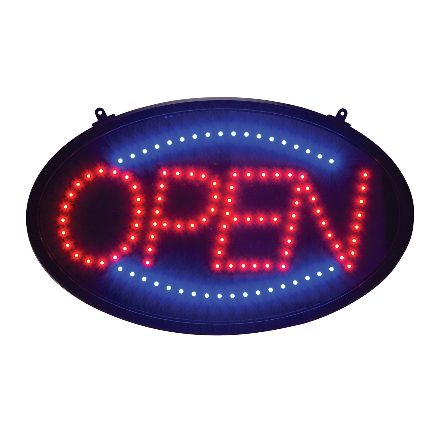 LED-10 - "Open" LED Sign, Oval