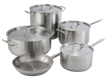 SST-20 - Stainless Steel Stock Pot with Cover - 20 Quart