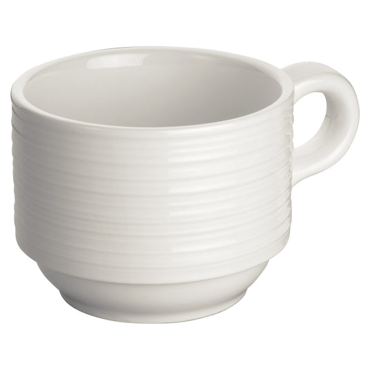 WDP022-111 - 3-1/4"Dia. Porcelain Coffee Cup, Bright White, 36 pcs/case