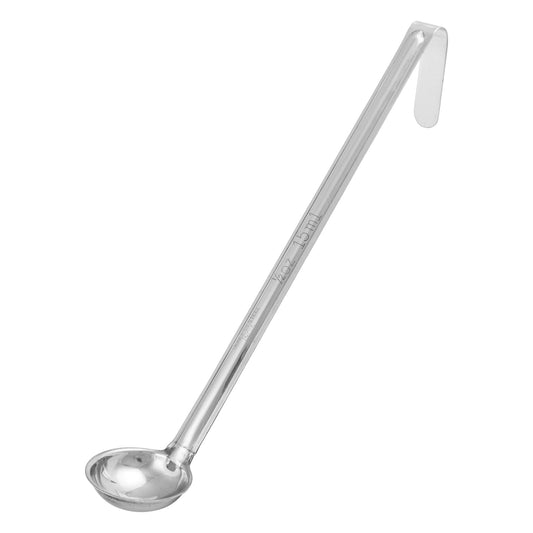 LDIN-0.5 - Winco Prime One-Piece Ladle, Stainless Steel - 1/2 oz