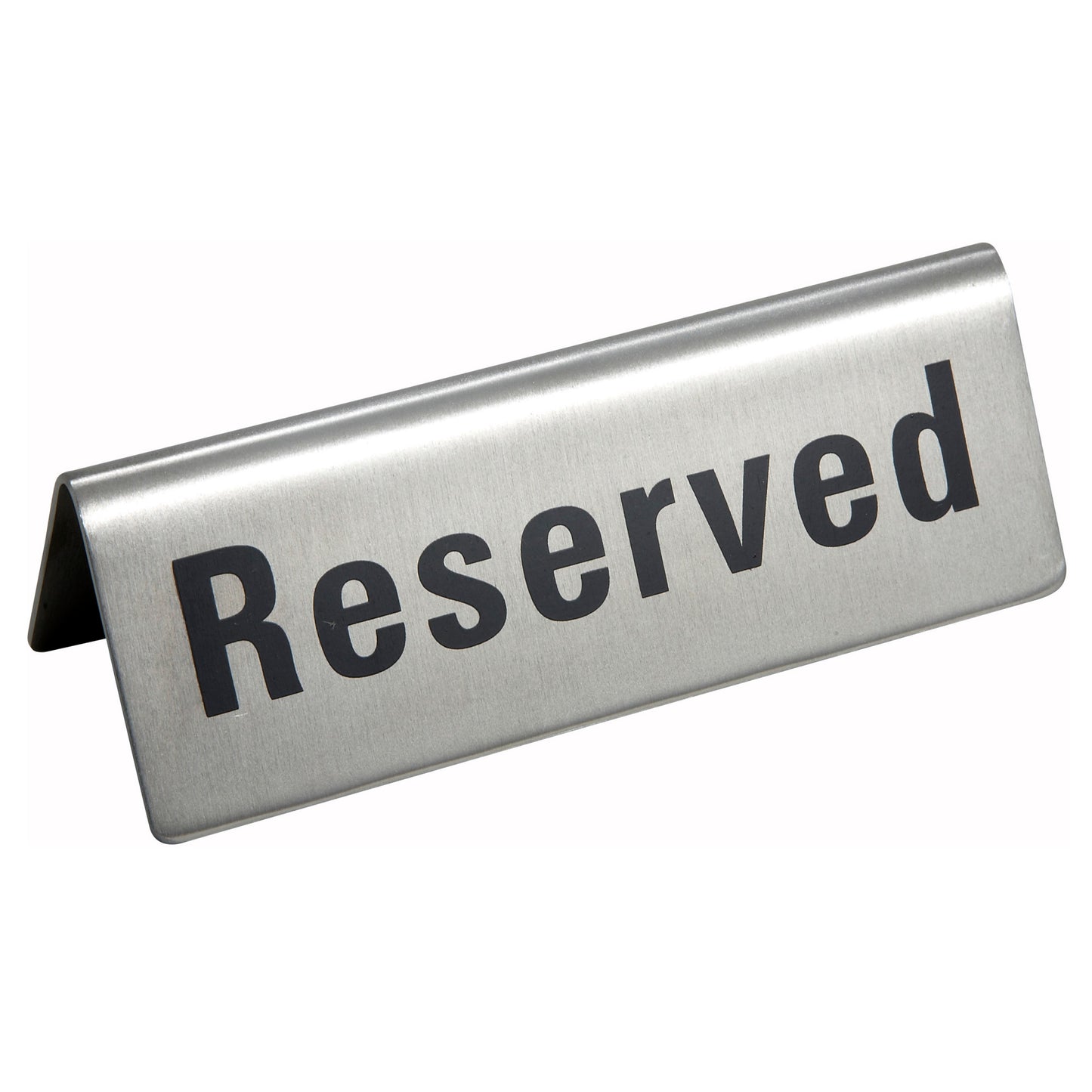RVS-4 - Reserved Sign, Stainless Steel