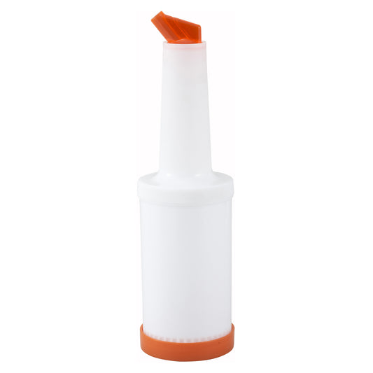 PPB-1O - Liquor/Juice Pour Bottle - 1 Quart, Orange