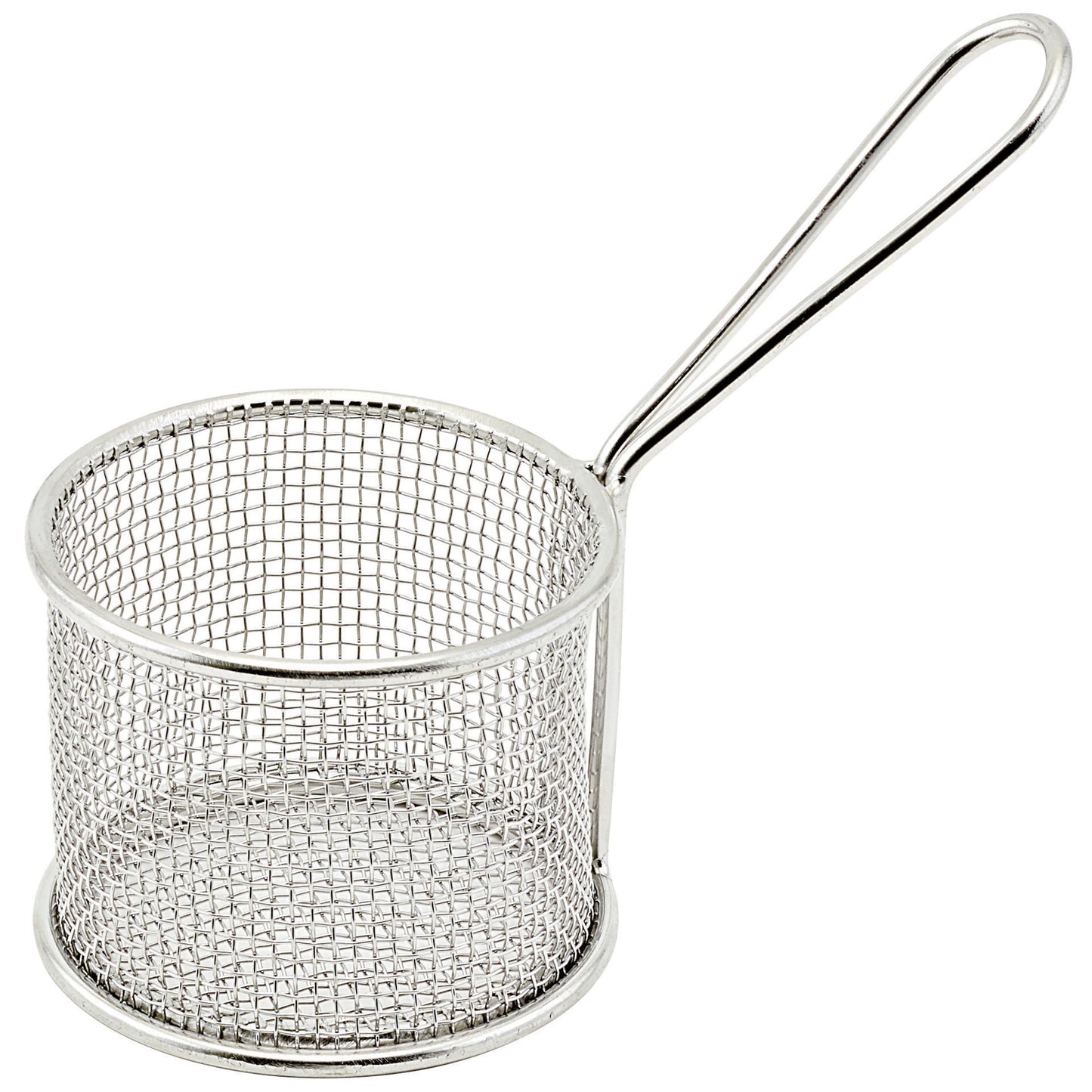 FBM-32R - Mini Serving Basket - Round, 3-3/4"Dia x 2-7/8"H