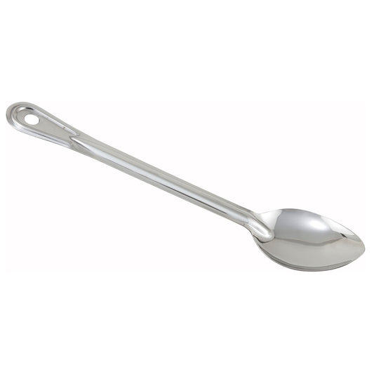 BSON-11 - Winco Prime One-piece Stainless Steel Basting Spoon, NSF - Solid, 11"