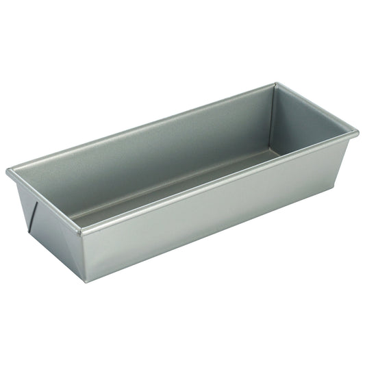 HLP-124 - Aluminized Steel Loaf Pans with Silicone Glaze - 1-1/2 lb, 12-1/4" x 4-1/2" x 2-3/4"