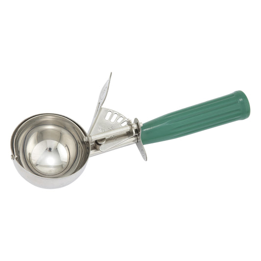 ICD-12 - Ice Cream Disher, Size 12, Plastic Hdl, Green