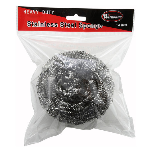 SPG-105 - Stainless Steel Scrubbing Sponge - 105 grams