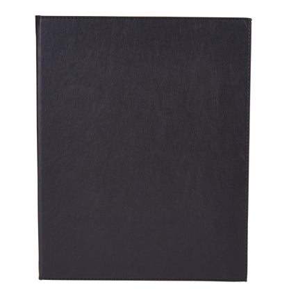 LMF-814BK - Four-View Menu Cover - Black, 8-1/2" x 14"