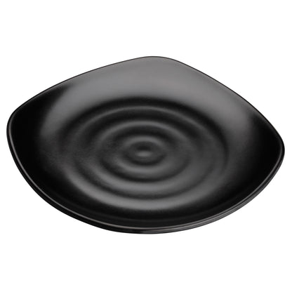 WDM013-303 - 10-3/4" Melamine Square Plate, Black, 24pcs/case