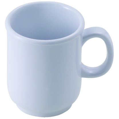 MMU-8W - Melamine 8 oz Boulbous Mugs - White