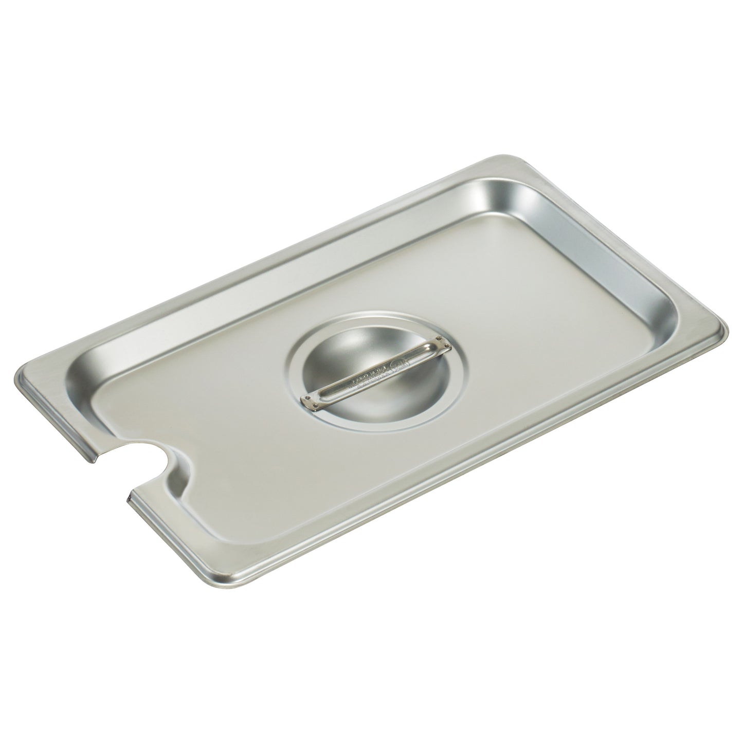 SPCQ - 18/8 Stainless Steel Steam Pan Cover, Slotted - 1/4