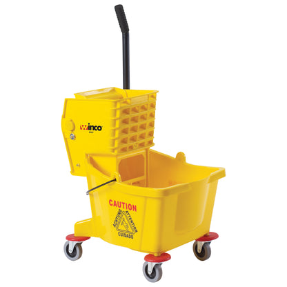 MPB-26 - 26 Quart Mop Bucket with Side-Press Wringer, Yellow