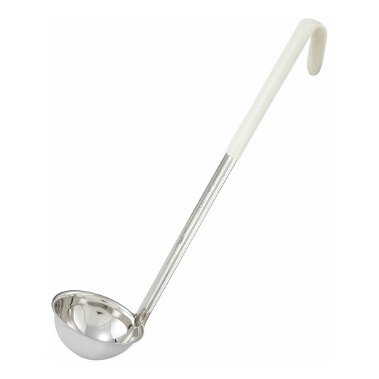 LDC-3 - One-Piece Stainless Steel Ladle, Color-Coded Handles - 3 oz