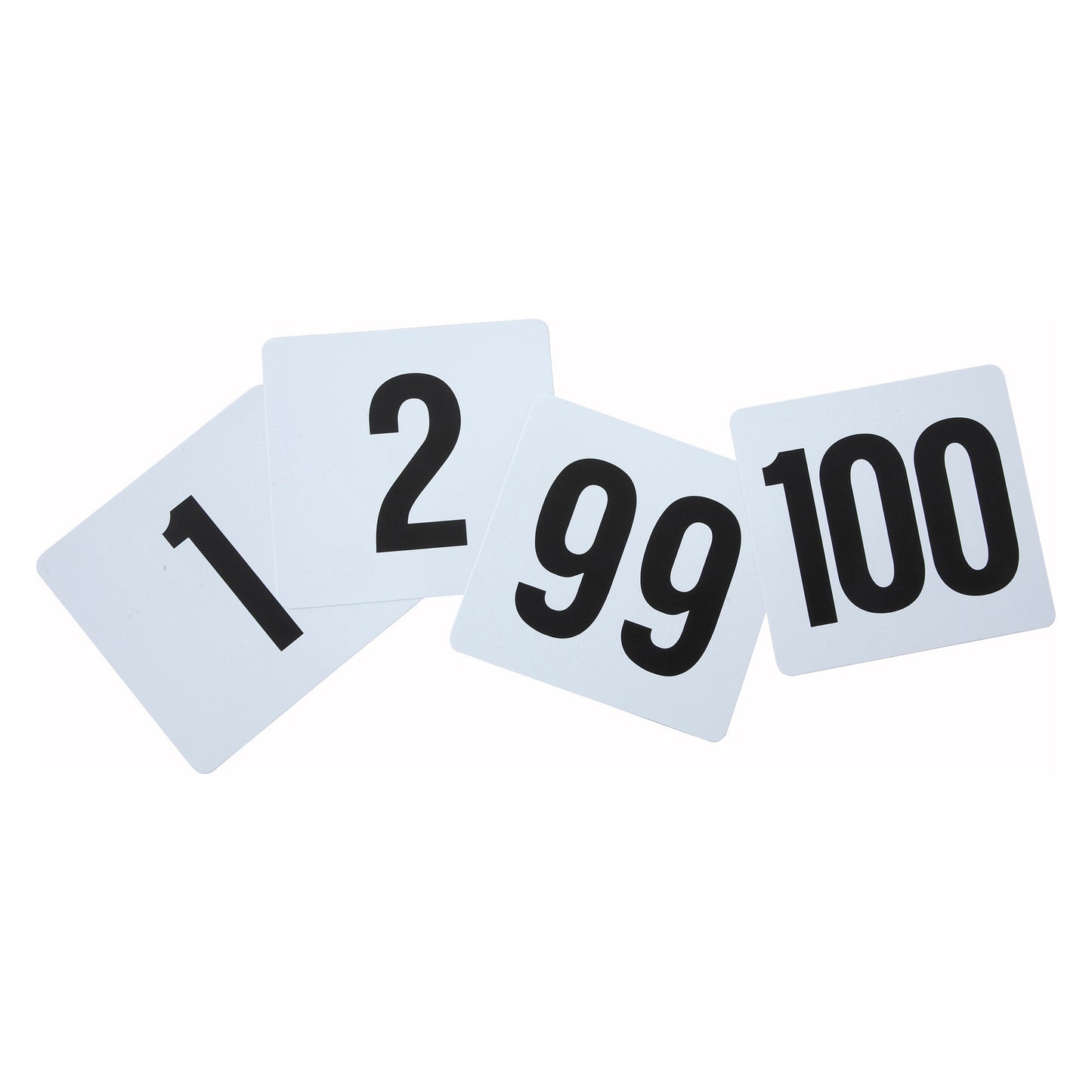 TBN-100 - Plastic Table Numbers, 1-100