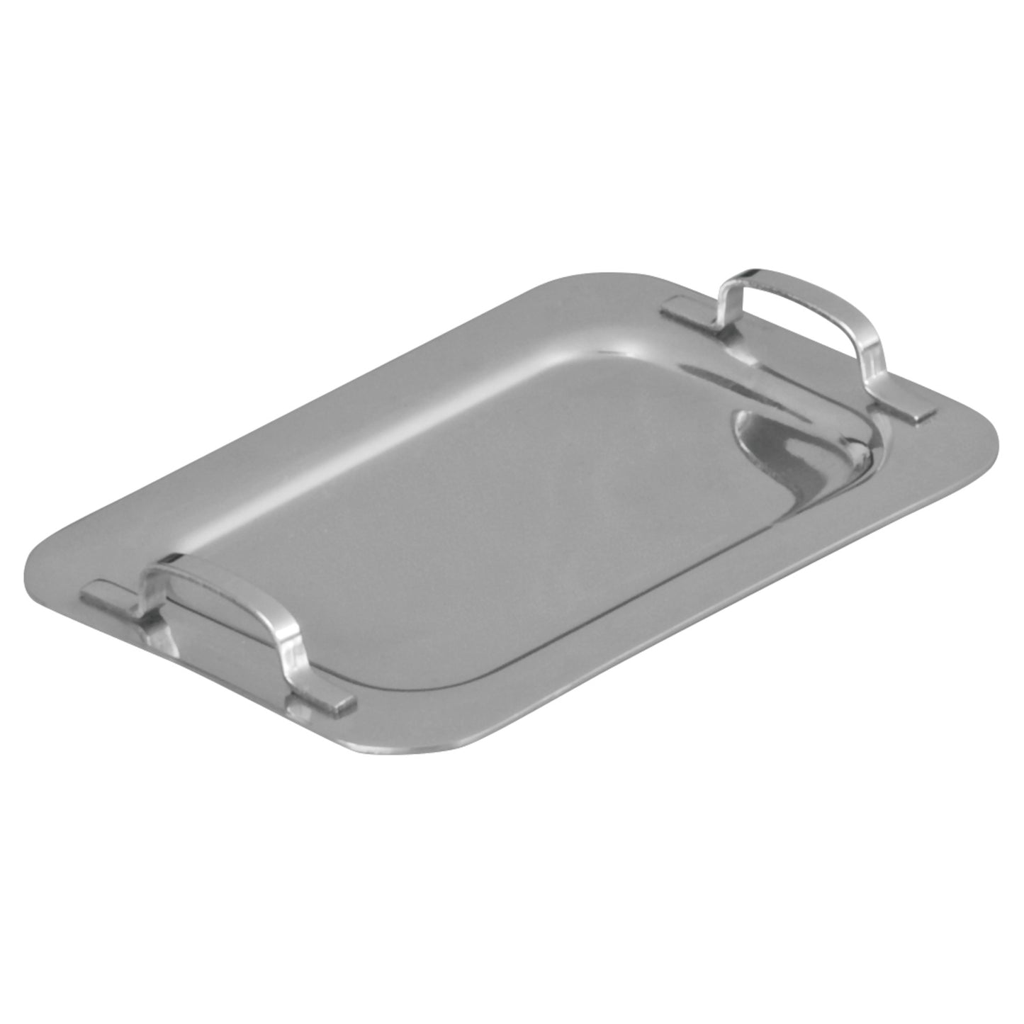 DDSH-101S - Mini Serving Platter with Handle, Stainless Steel - 6-5/8"