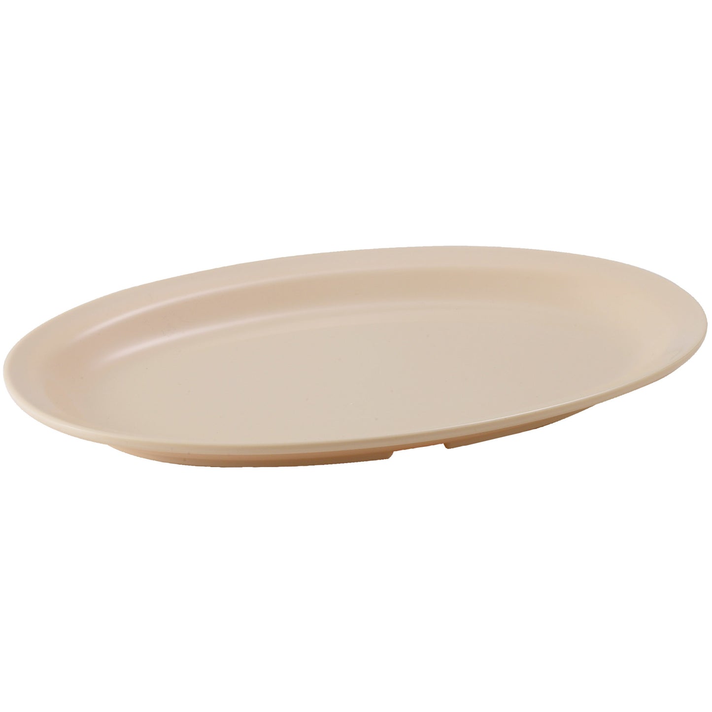 MMPO-1510 - Melamine 15-1/2" x 10-7/8" Oval Platter - Tan