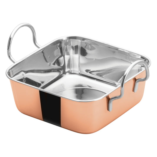 DDSB-202C - Mini Roasting Pan, Copper-Plated - 5-3/16" Square
