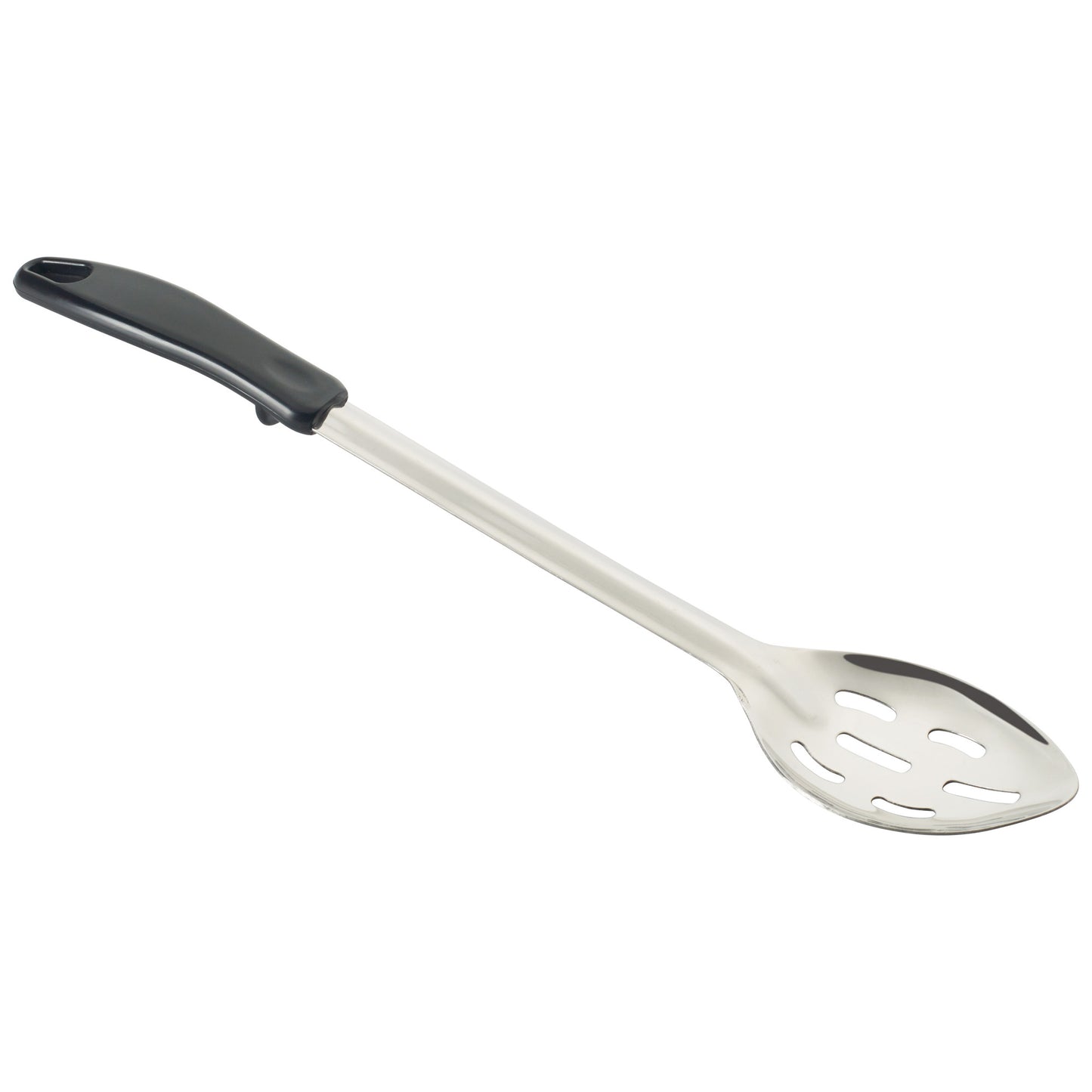 BHSP-15 - Basting Spoon with Stop-Hook Polypropylene Handle - Slotted, 15"