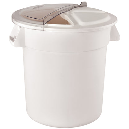 FCW-20RC - Polycarbonate Rotating Lids for White Containers - 20 Gallon
