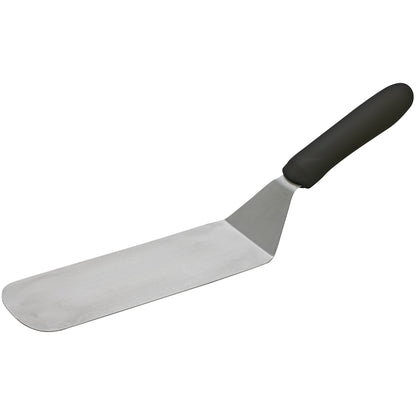 TKP-90 - Flexible Turner with Offset, Black Polypropylene Handle, 8-1/4" x 2-7/8" Blade