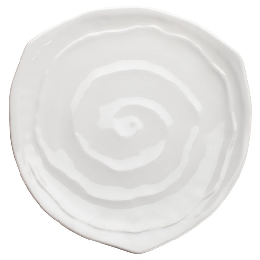 WDM007-201 - 9" Melamine Triangular Plate, White, 24pcs/case