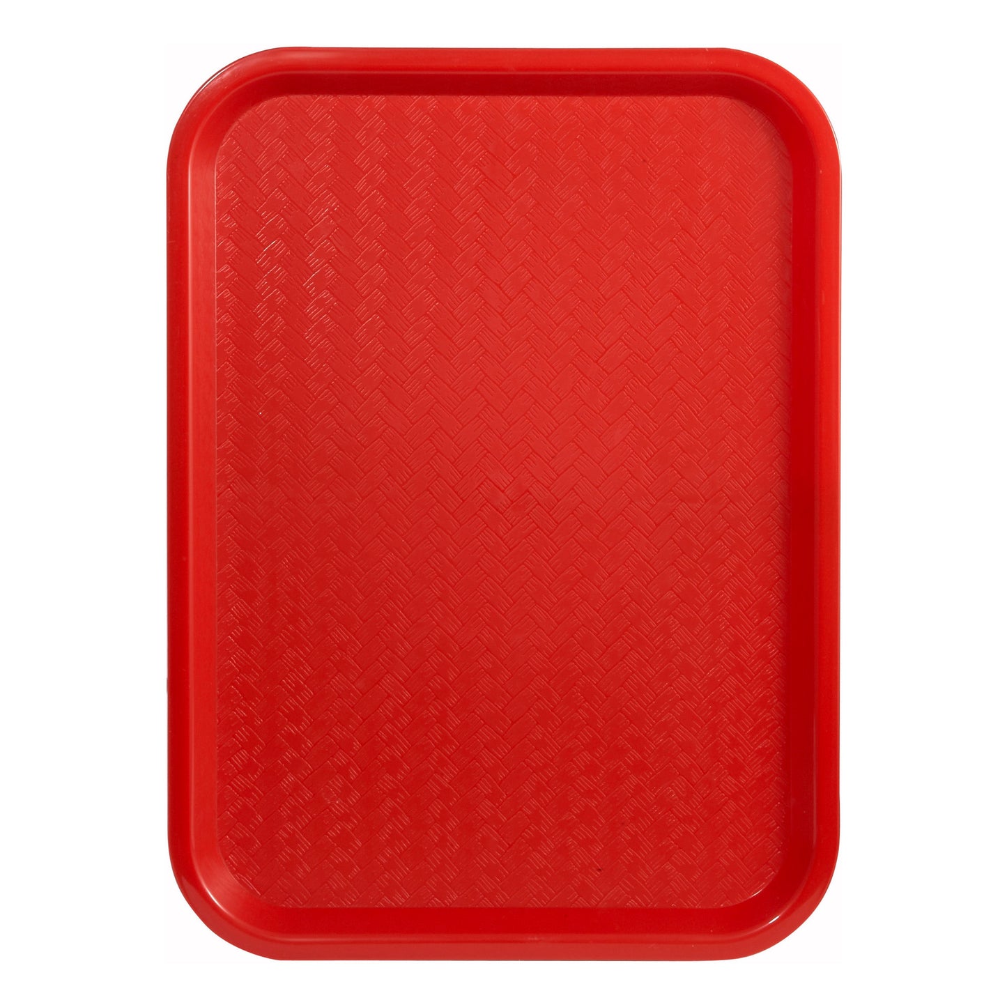 FFT-1014R - High Quality Plastic Cafeteria Tray - 10" x 14", Red