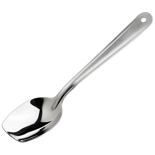 SPS-S10 - Slanted Plating Spoon - Solid, 10"