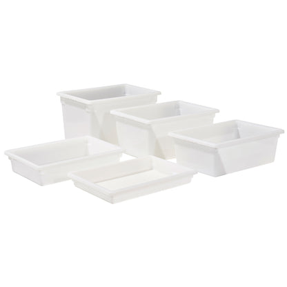 PFFW-3 - Food Storage Box, White Polypropylene - Full, 3"