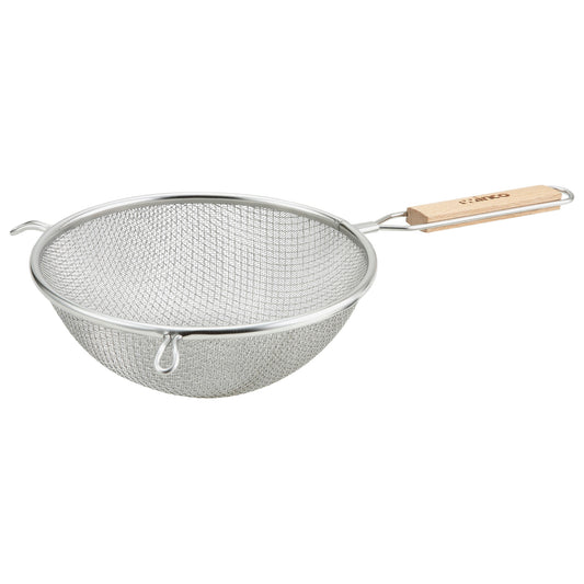 MS3A-8D - Fine Mesh Strainer, Stainless Steel - Double, 8"