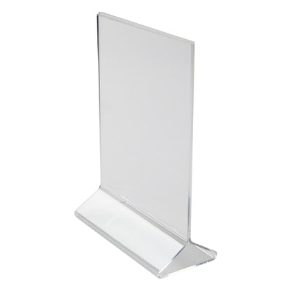 ATCH-57 - Double-Sided Clear Acrylic Menu Stand - 5" x 7"