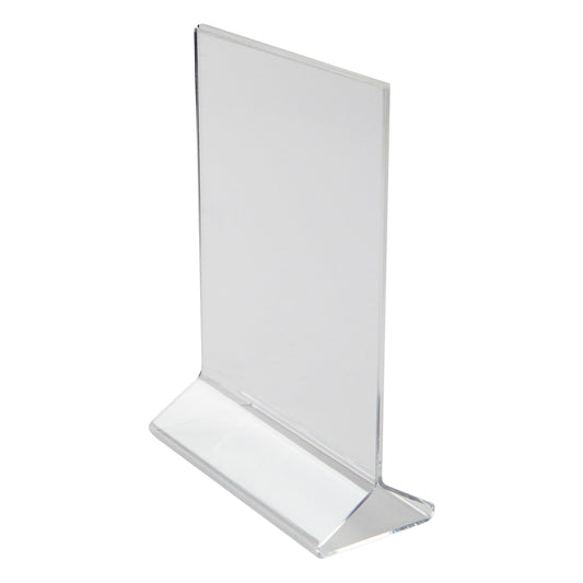 ATCH-57 - Double-Sided Clear Acrylic Menu Stand - 5" x 7"