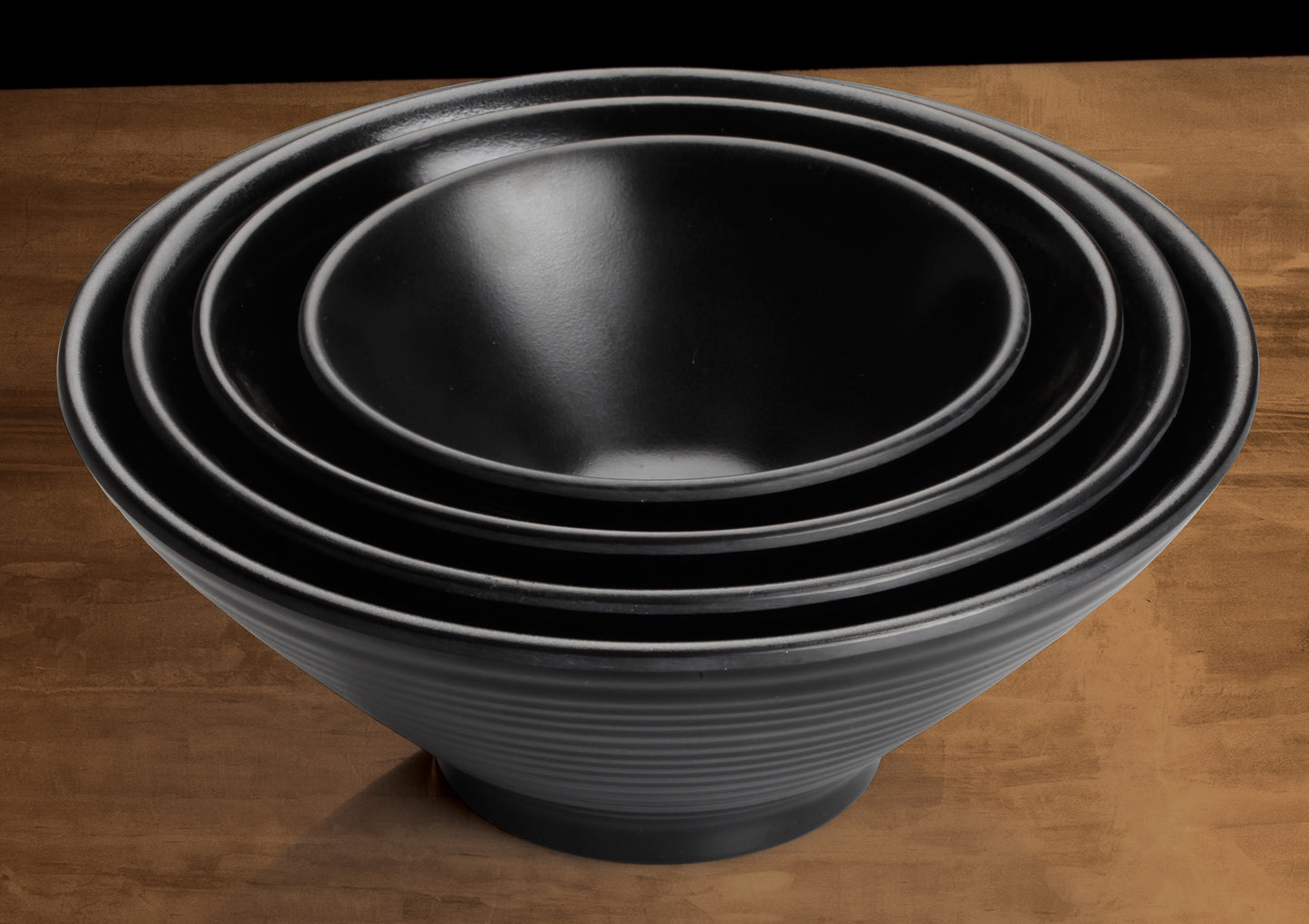 WDM014-303 - 8"Dia Melamine Bowl, Black, 24pcs/case