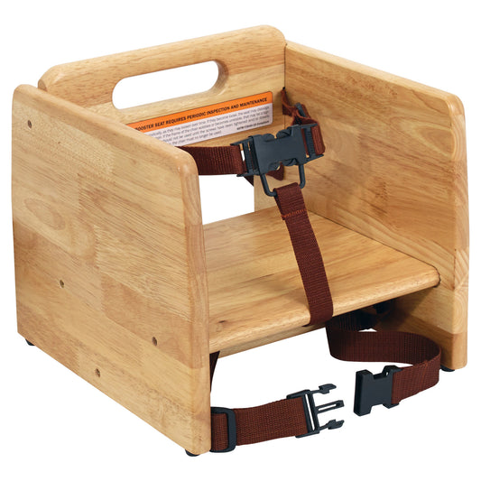 CHB-701 - Stacking Wooden Booster Seat - Natural