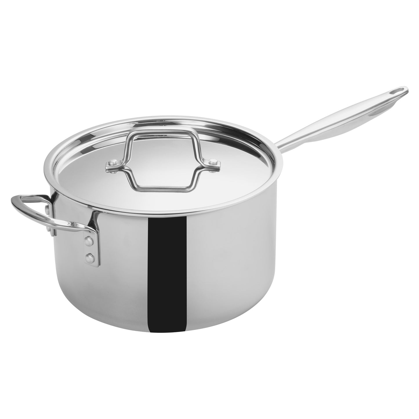 TGAP-7 - Tri-Gen Tri-Ply Stainless Steel Sauce Pan with Cover - 7 Quart