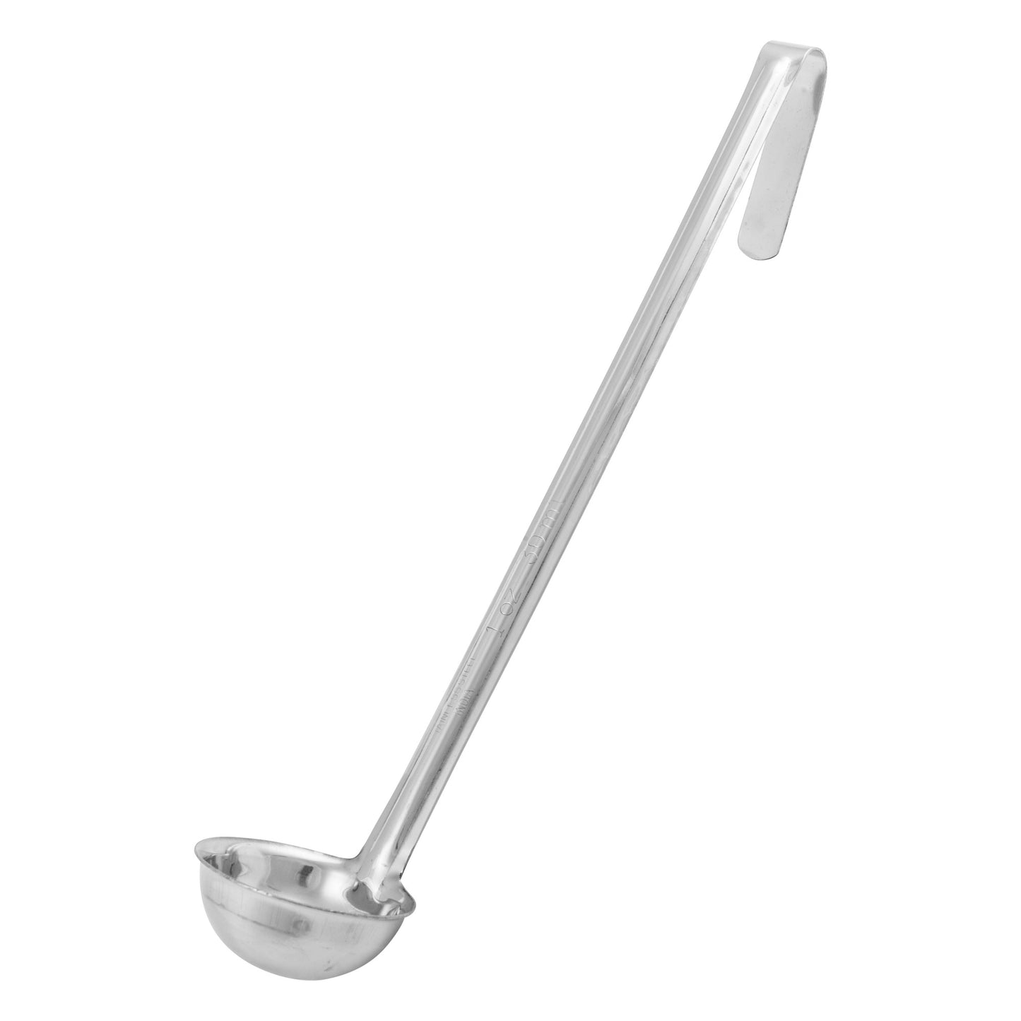 LDIN-1 - Winco Prime One-Piece Ladle, Stainless Steel - 1 oz