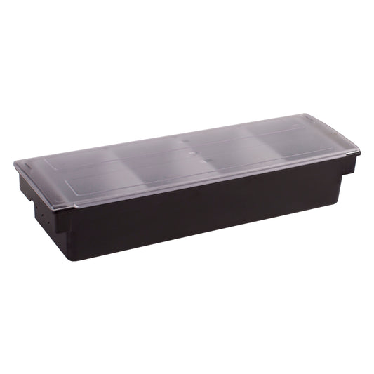 CCH-4 - Condiment Holder, 4 Compartment, Black Plastic Base