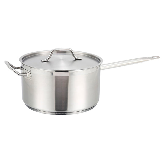 SSSP-7 - Stainless Steel Sauce Pan with Cover - 7-1/2 Quart