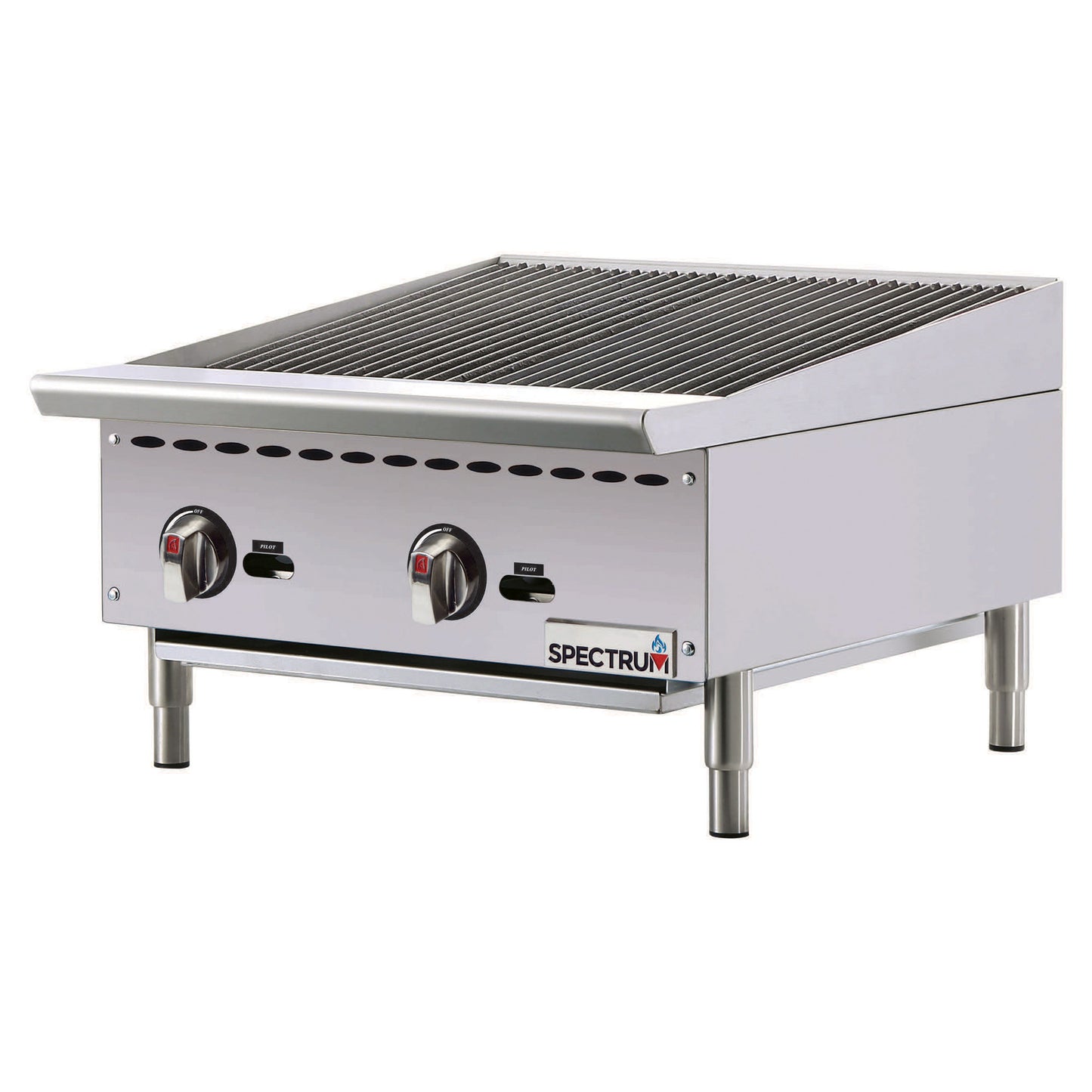 NGCB-24R - Spectrum Gas Charbroiler, 24" Wide, Natural / LP