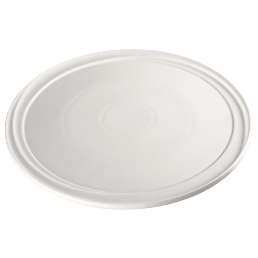 WDP007-103 - Mazarri 12" Dia Porcelain Round Plate - Bright White (12 pieces/case)