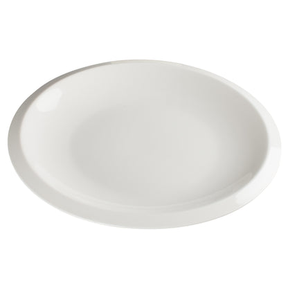 WDP006-201 - 8"Dia. Porcelain Round Platter, Creamy White, 36 pcs/case