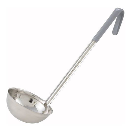 LDC-12 - One-Piece Stainless Steel Ladle, Color-Coded Handles - 12 oz
