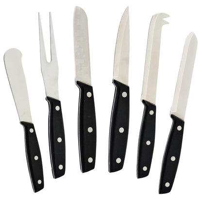 KCS-6 - Cheese Knife Set with POM Handles