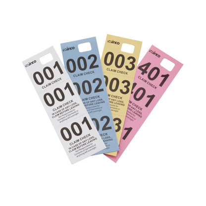 CCK-5BL - Coat Check Tickets, Blue, 500pcs/box