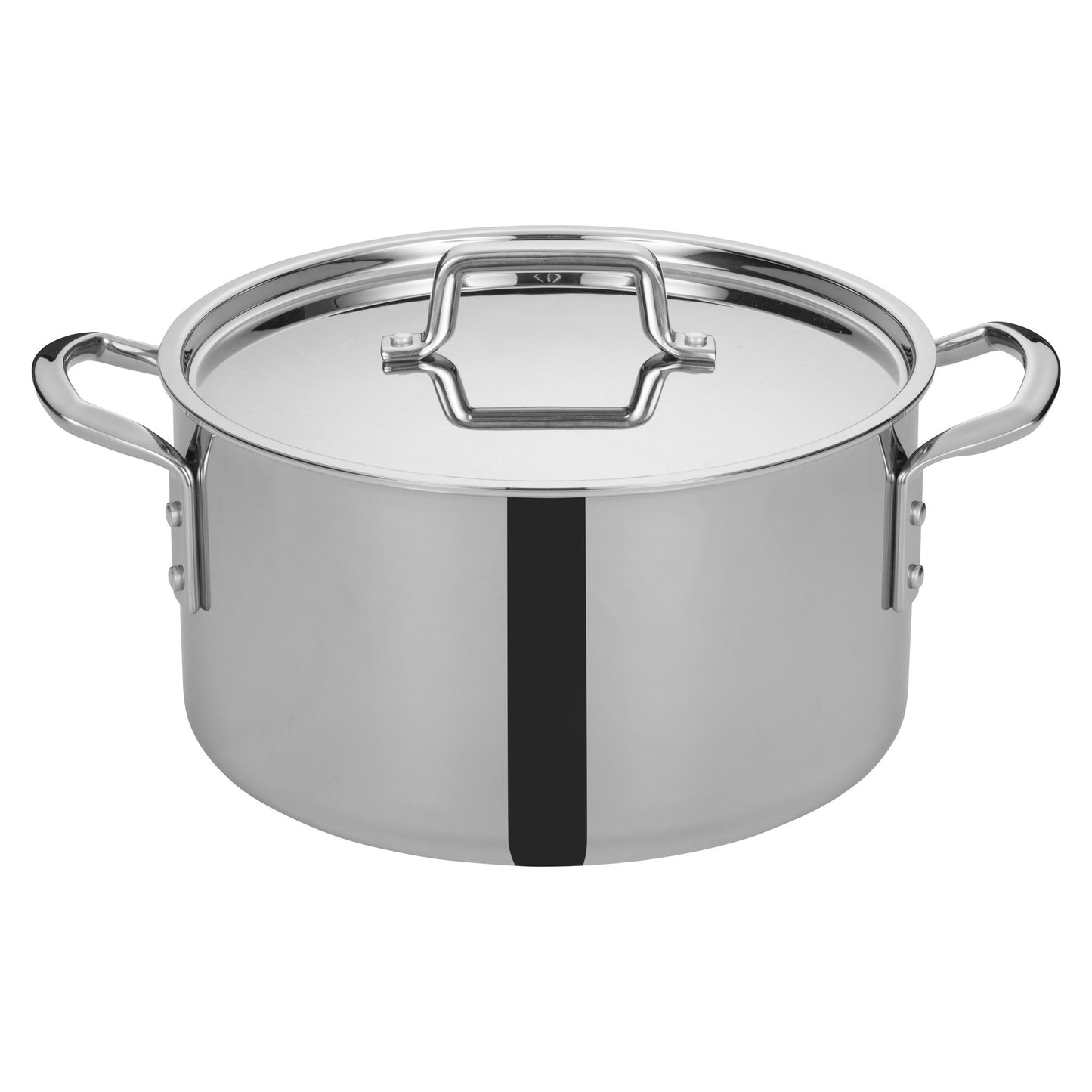 TGSP-12 - Tri-Gen Tri-Ply Stainless Steel Stock Pot with Cover - 12 Quart
