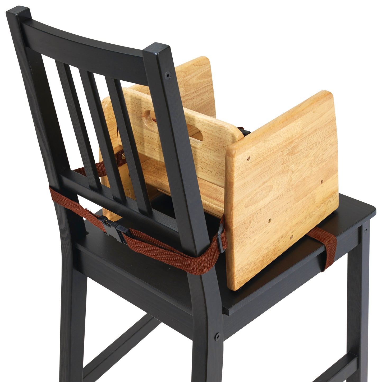 CHB-701 - Stacking Wooden Booster Seat - Natural
