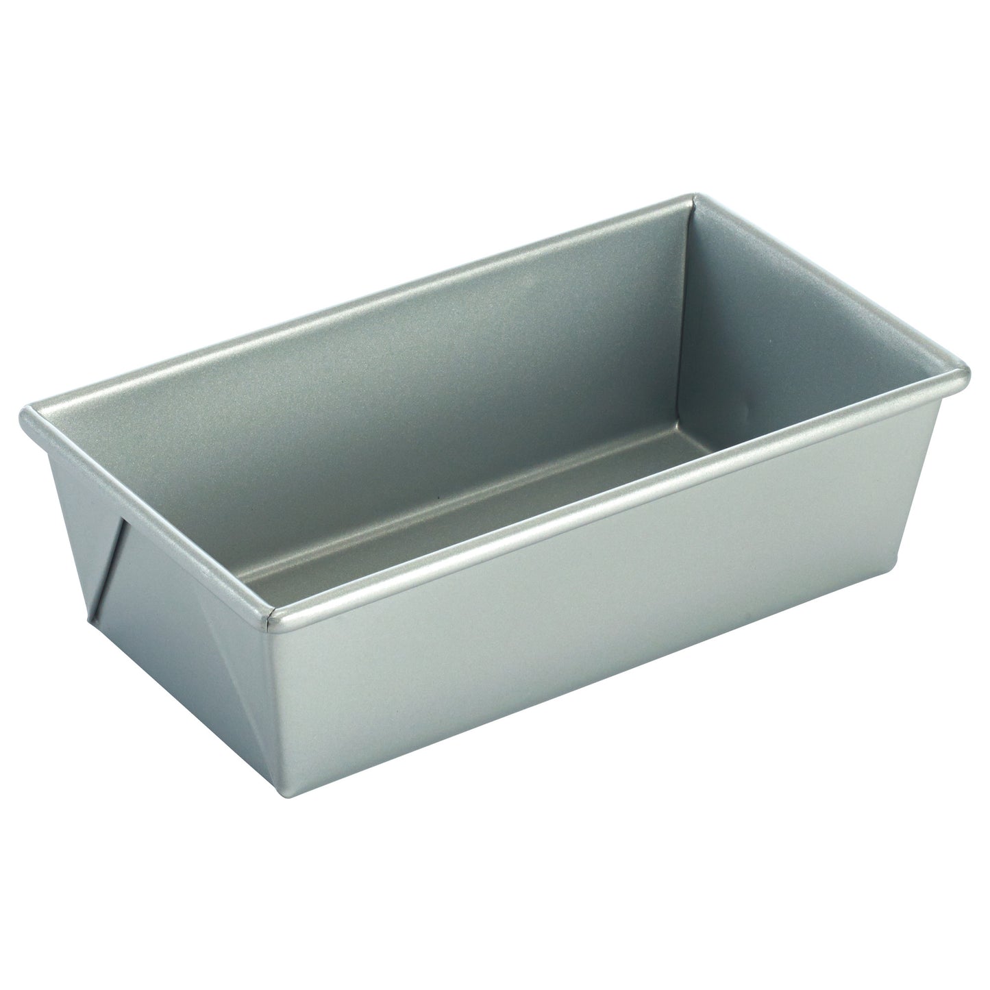 HLP-84 - Aluminized Steel Loaf Pans with Silicone Glaze - 1 lb, 8-1/2" x 4-1/2" x 2-3/4"