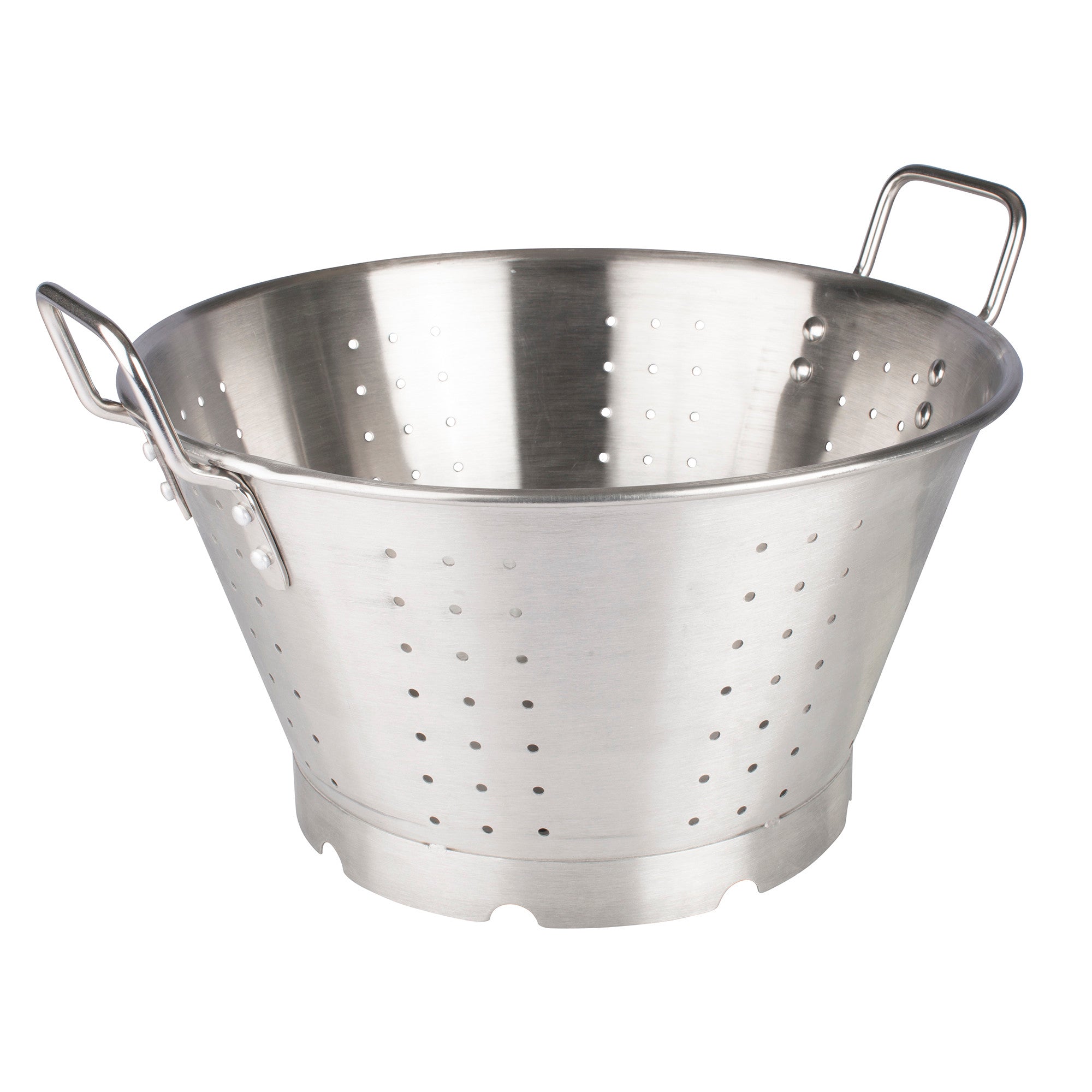 SLO-16 - Colander with Handles & Base, Heavy-Duty Stainless Steel - 16 ...