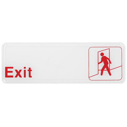 SGN-381W - Information Signs, 9"W x 3"H - SGN-381W - Exit